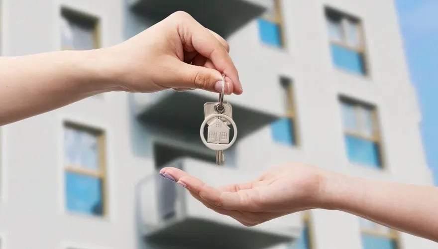 Barrierefreies Wohnen in der Immobilienverwaltung, grafisch dargestellt.