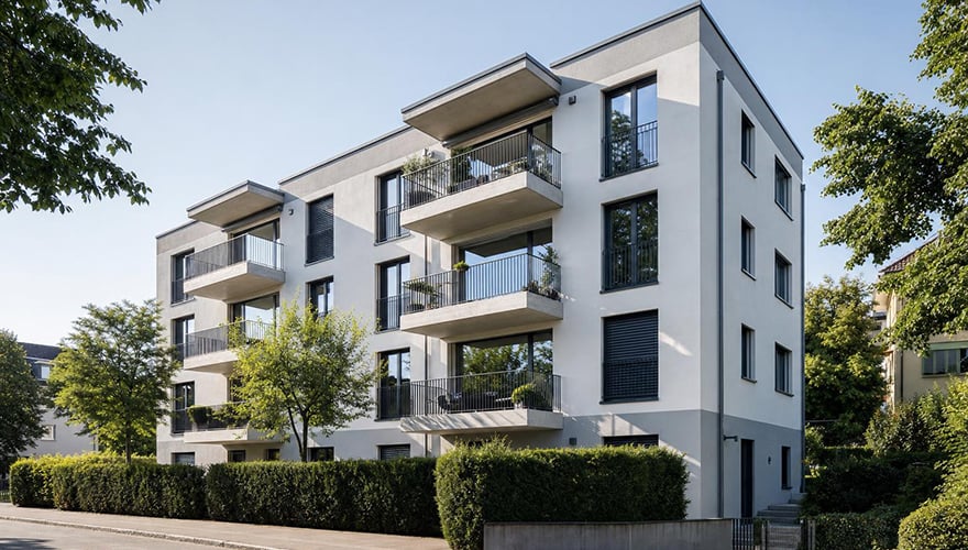 Mehrfamilienhaus einer Stockwerkeigentümergemeinschaft