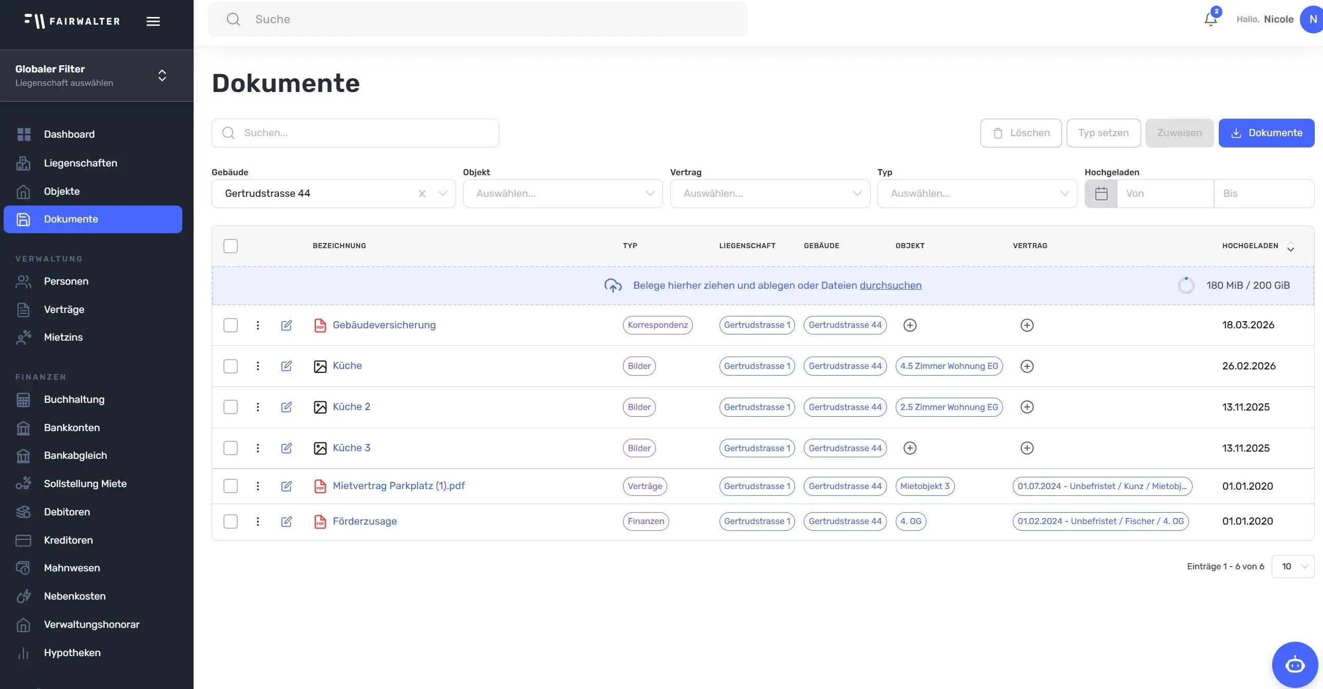 Immobilienverwaltung Software Fairwalter – GEAK und energetische Sanierung verwalten